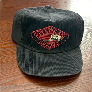 Vintage New England Dragway Racing Corduroy Hat